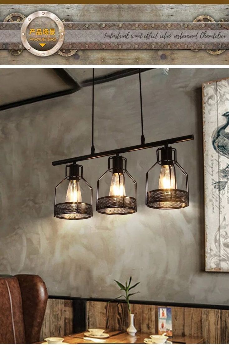 Types of Lamps in the Loft Style